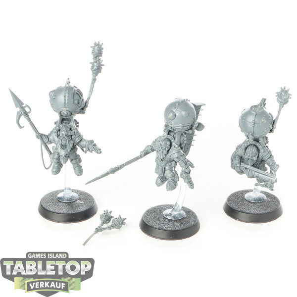Kharadron Overlords - 3x Skywardens - unbemalt