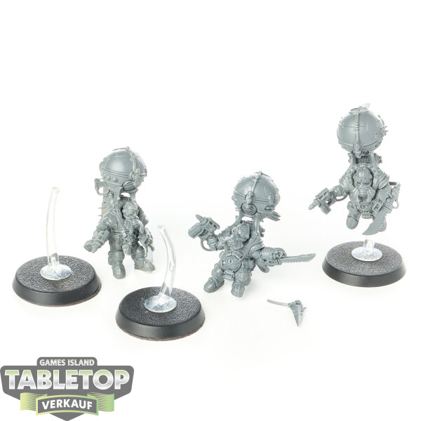 Kharadron Overlords - 3x Endrinriggers - unbemalt