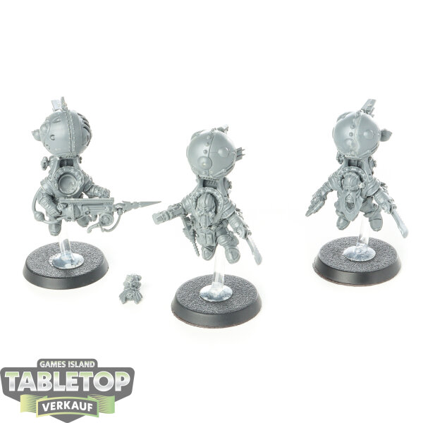 Kharadron Overlords - 3 Endrinriggers - unbemalt