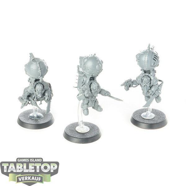 Kharadron Overlords - 3 Endrinriggers - unbemalt