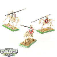 Vampire Counts - 3 Skeleton Horsemen - bemalt