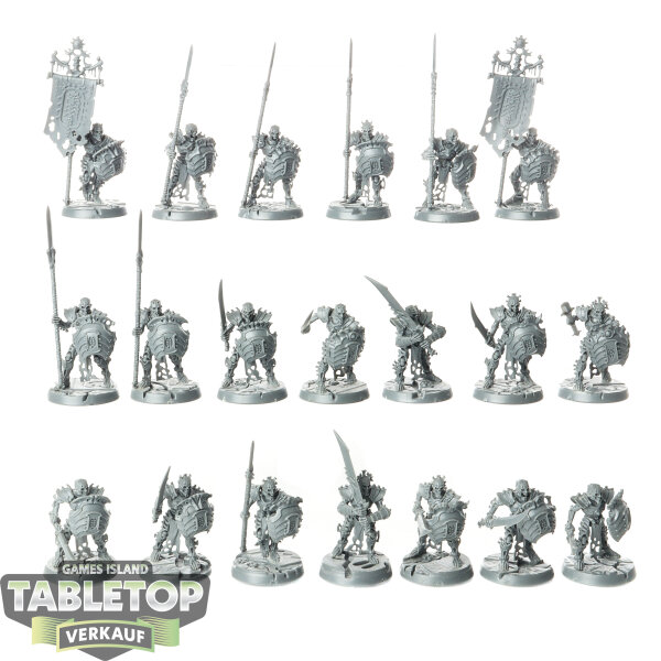 Ossiarch Bonereapers - 20x Mortek Guard - unbemalt