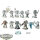 Space Wolves - 12x Grey Hunters - teilweise bemalt