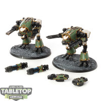 Legion Imperiales - 2 x Warhound Scout Titans - bemalt