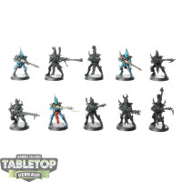 Drukhari - 10x Kabalite Warriors - teilweise bemalt