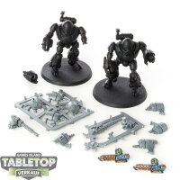 Adeptus Mechanicus - 2x Kastelan Robots - teilweise bemalt