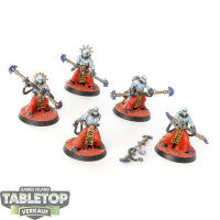 Adeptus Mechanicus - 5x Fulgurite Electro-Priests - bemalt