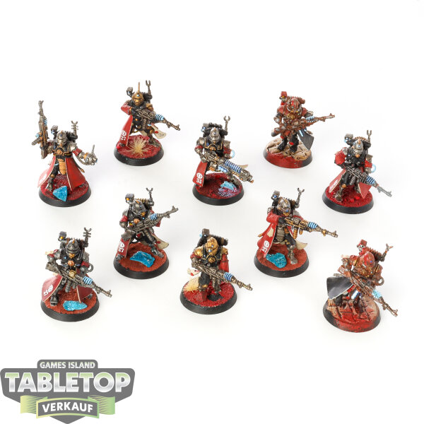 Adeptus Mechanicus - 10x Skitarii Vanguard - bemalt