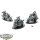 Chaos Space Marines - 3x Chaos Bikers - unbemalt
