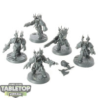 Chaos Space Marines - 5x Chaos Terminator Squad - unbemalt
