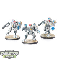 Tau Empire - 3x XV8 Crisis Battlesuit Team - teilweise...