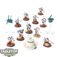 Tau Empire - 10x Fire Warriors Strike Team - bemalt
