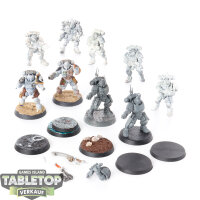 Deathwatch - 9x Infiltrator Squad - teilweise bemalt