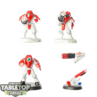 Tau Empire - 3 x Stealth Battlesuits - teilweise bemalt