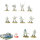 Tau Empire - 10 x Fire Warriors Strike Team - teilweise bemalt