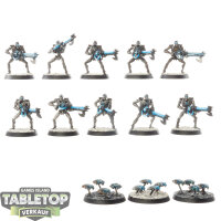 Necrons - 10 x Necron Warriors klassisch - bemalt