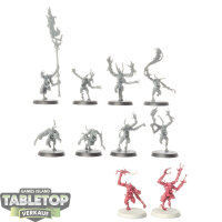 Disciples of Tzeentch - 10 x Pink Horrors - teilweise bemalt