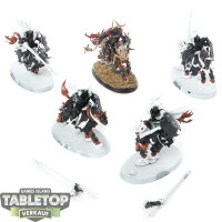 Slaves to Darkness - 5x Chaos Knights - teilweise bemalt