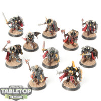 Slaves to Darkness - 10x Chaos Warriors - bemalt