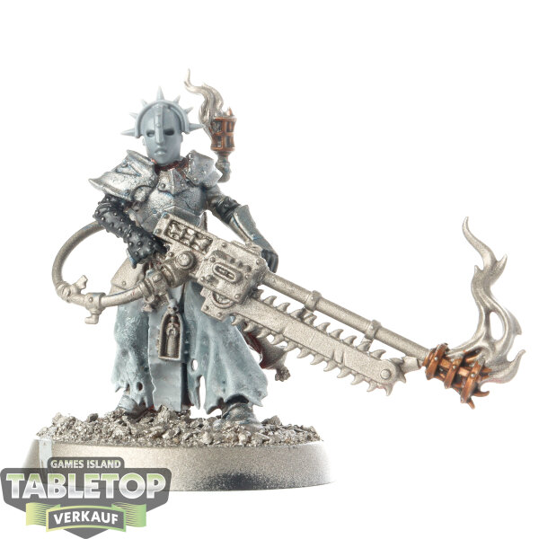 Adepta Sororitas - Ministorum Priest with Vindictor - teilweise bemalt