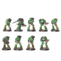 Space Marines - 9x Infernus Marines - teilweise bemalt