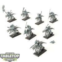 Lizardmen - 8 x Saurus Cavalry - unbemalt