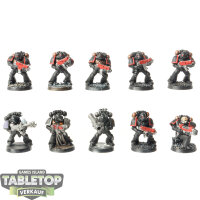 Deathwatch - 10x Tactical Squad - teilweise bemalt