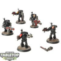 Deathwatch - 5x Veterans - teilweise bemalt