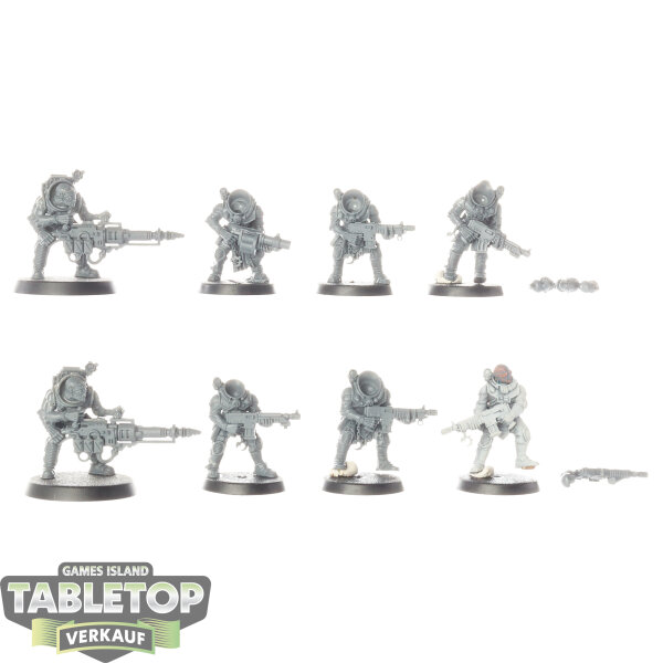 Genestealer Cults - 8x Neophyte Hybrids - teilweise bemalt
