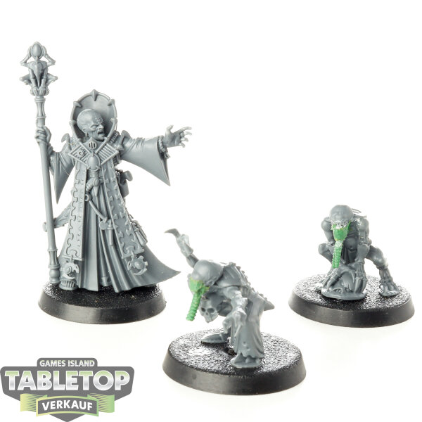 Genestealer Cults - Magus & 2x Familiars - unbemalt