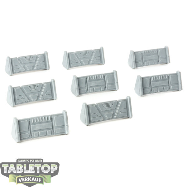Star Wars: Legion - 8x Barricade - unbemalt