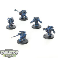 Chaos Space Marines - 5 Chosen classic - teilweise bemalt