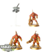 Tau Empire - 3x Stealth Battlesuits - teilweise bemalt