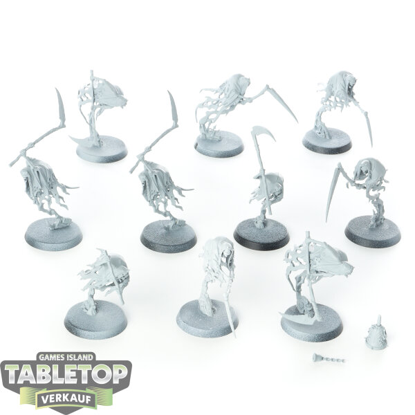 Nighthaunt - 10 Grimghast Reapers - grundiert