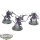 Tyraniden - 3 Tyranid Warriors - grundiert