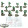 Tau Empire - 10 Fire Warriors Strike Team - teilweise bemalt