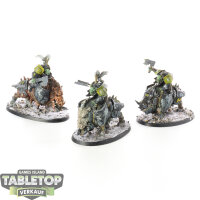 Orruk Warclans - 3x Gore-gruntas - bemalt