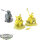 Orruk Warclans - 3x Gore-gruntas - teilweise bemalt