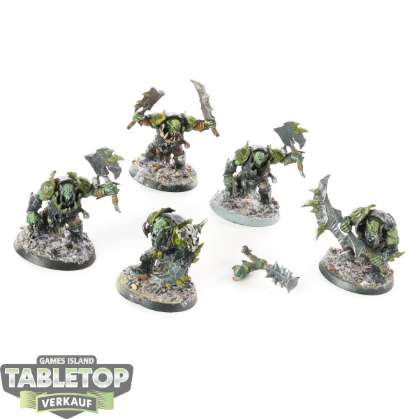 Orruk Warclans - 5x Brutes - bemalt