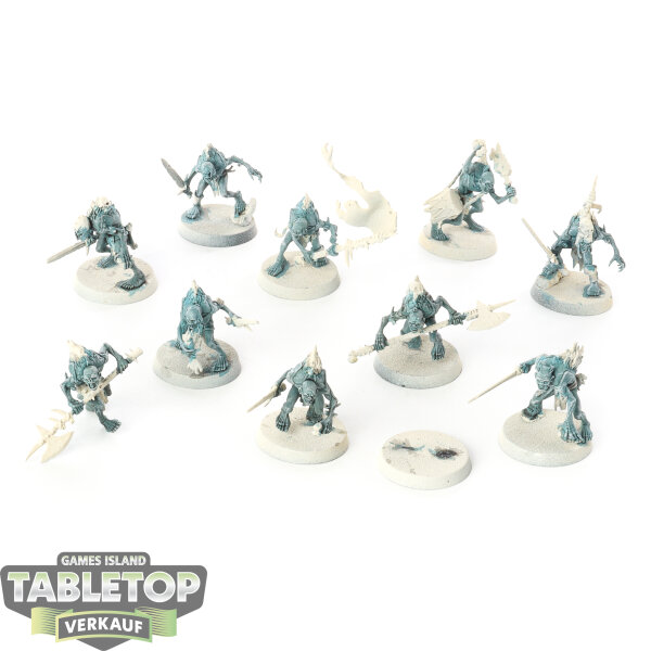 Flesh-eater Courts - 10x Cryptguard - teilweise bemalt