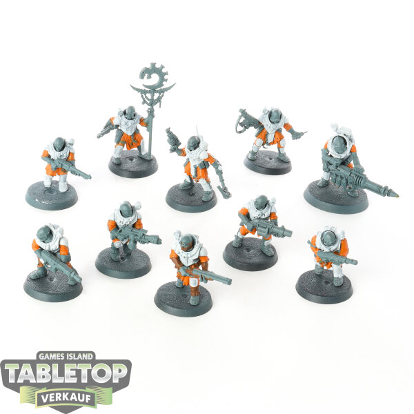 Genestealer Cults - 10x Neophyte Hybrids - teilweise bemalt