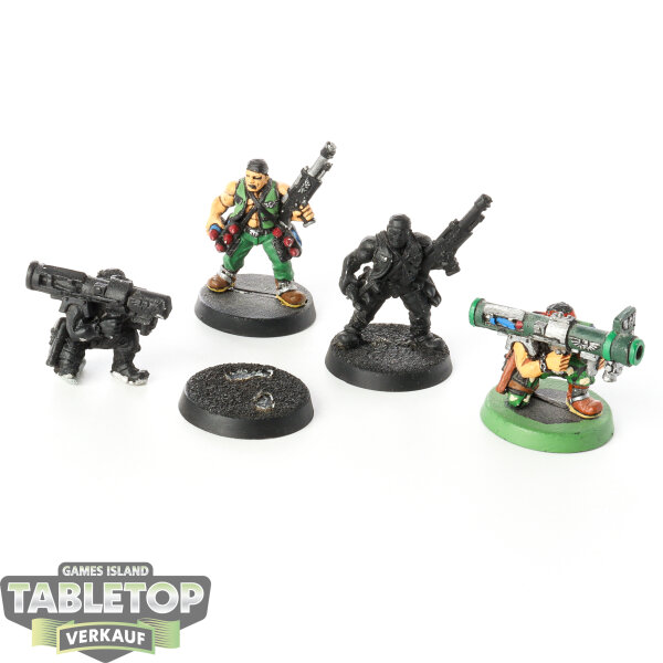 Astra Militarum - Catachan Jungle Fighters Missile Launcher klassisch - teilweise bemalt