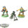 Astra Militarum - 3x Catachan Jungle Fighters Heavy Mortar Team Crew - bemalt