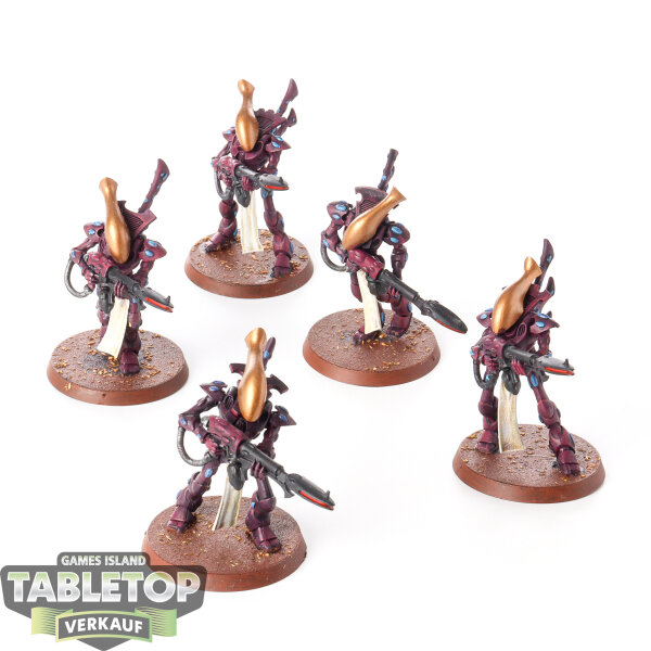 Aeldari - 5x Wraithguard - bemalt