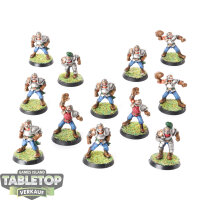 Blood Bowl - 12x Human Blood Bowl Team klassisch - bemalt