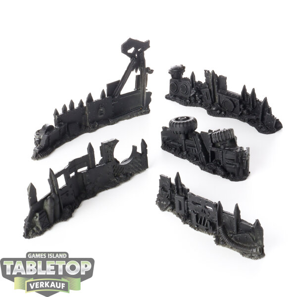 Gelände - Ork Barricades - grundiert