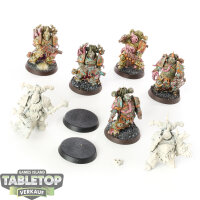 Death Guard - 7 x Plague Marines - teilweise bemalt