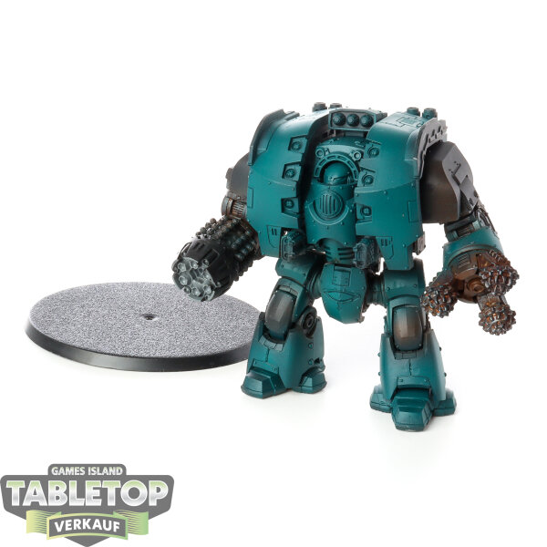 Horus Heresy - Leviathan Siege Dreadnought with Grav-Flux Bombard & Drill Weapons - teilweise bemalt