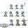 Space Wolves - 10 Grey Hunters - teilweise bemalt