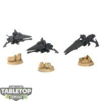 Aeldari - 3 Windriders - grundiert